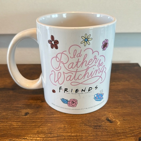 zak Other - Zak! Mug I’d Rather Be Watching Friends white